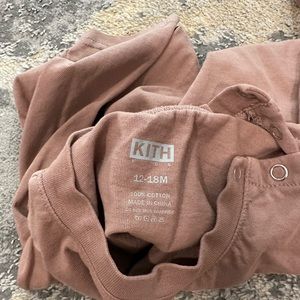 KITH Pink Mauve T Shirt 12-18 months Toddler Kids Girls